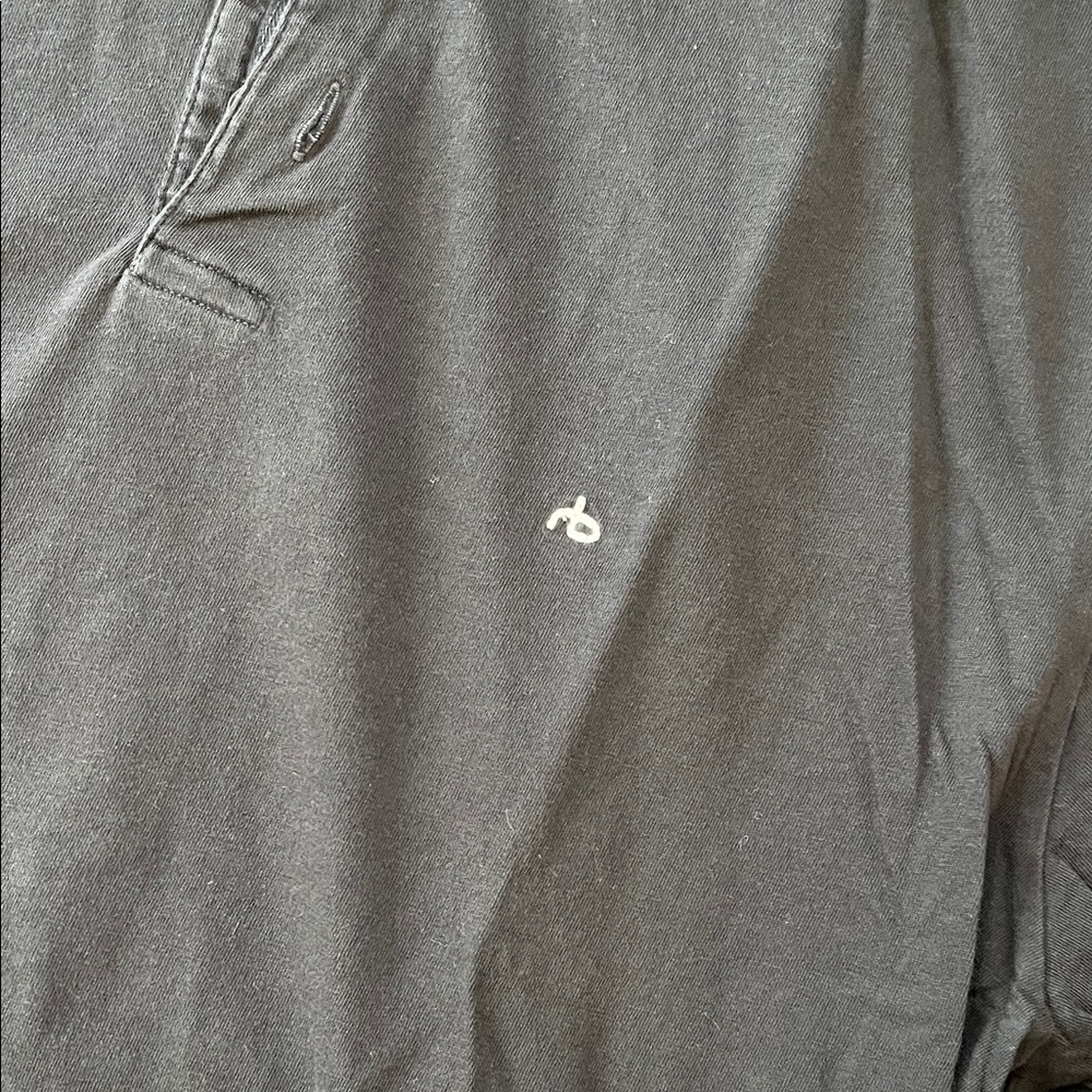 Rag & Bone Black Polo Shirt Size Large - Picture 2 of 3